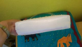 Bolso blanco pedrería 