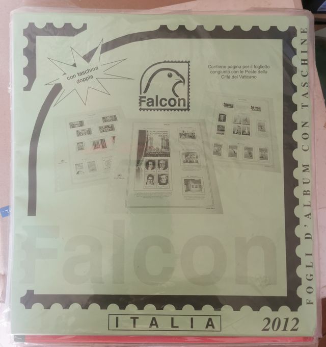 FOGLI PER FRANCOBOLLI ITALIA 2012