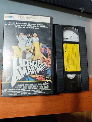Licencia para amar y matar VHS