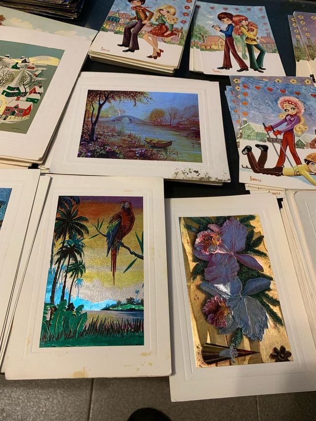 Postales antiguas de los 70