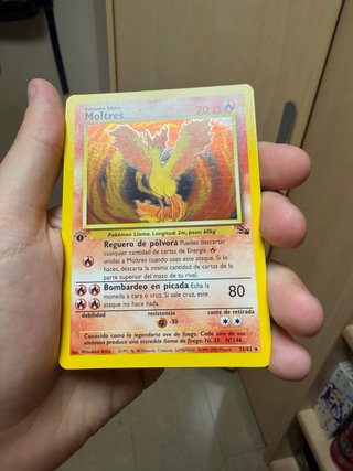 Moltres holo 1 edición español SWIRL