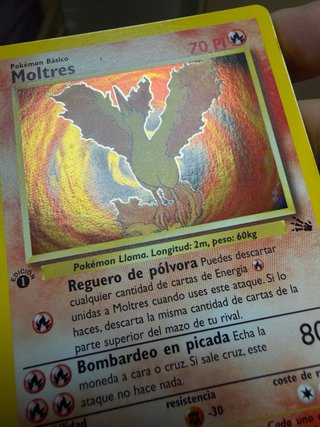 Moltres holo 1 edición español SWIRL