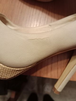 Zapatos Corina beig elegantes tacones