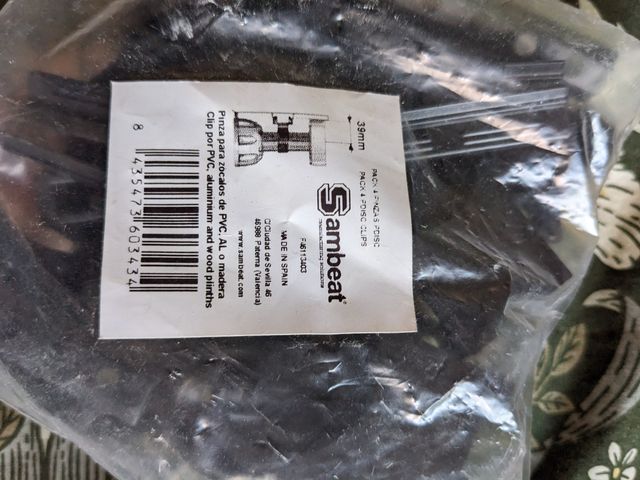 pinzas rodapies zocalos