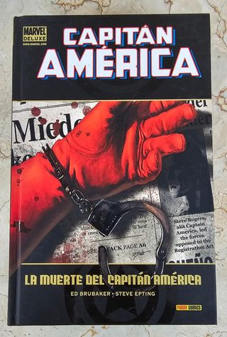 Marvel Delux  La muerte del Capitán América