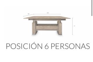 Mesa comedor extensible SevenOne