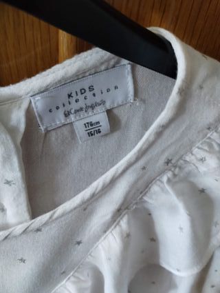 Blusa Blanca de manga larga