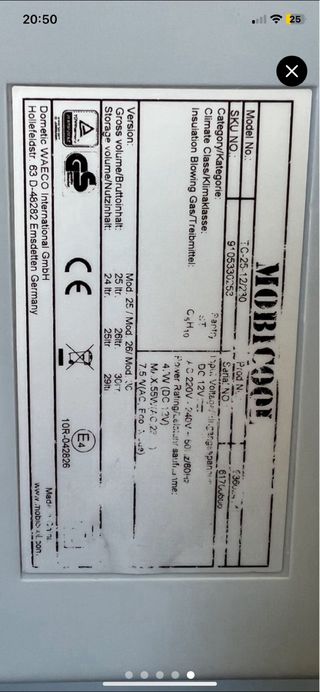 Nevera camper/ camping