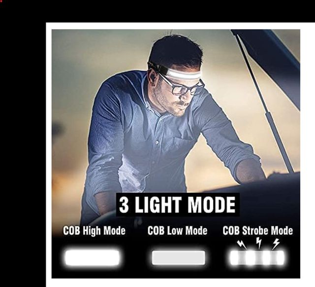 Lampada frontale a LED, larghezza 5000 lumen