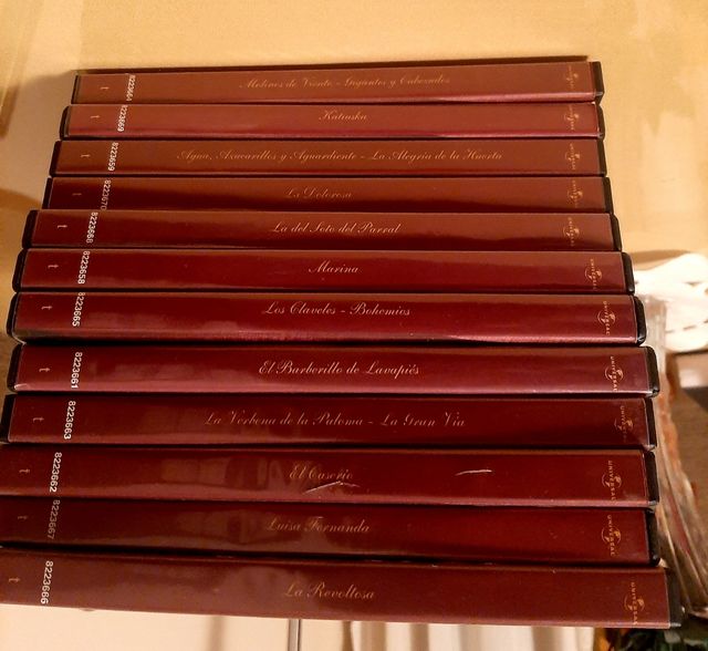 Colección DVD de Zarzuelas