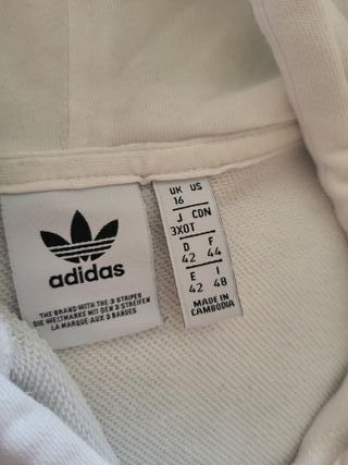 Sudadera blanca Adidas