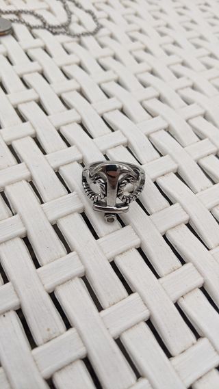 Anello ancora 16 mm acciaio