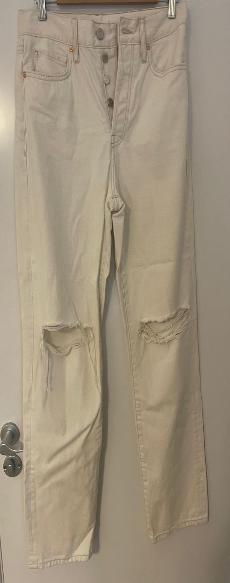 Vaqueros blancos Mango 38