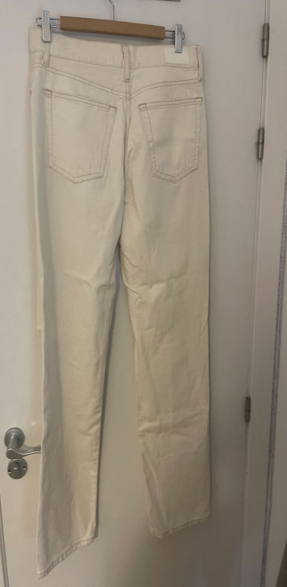 Vaqueros blancos Mango 38