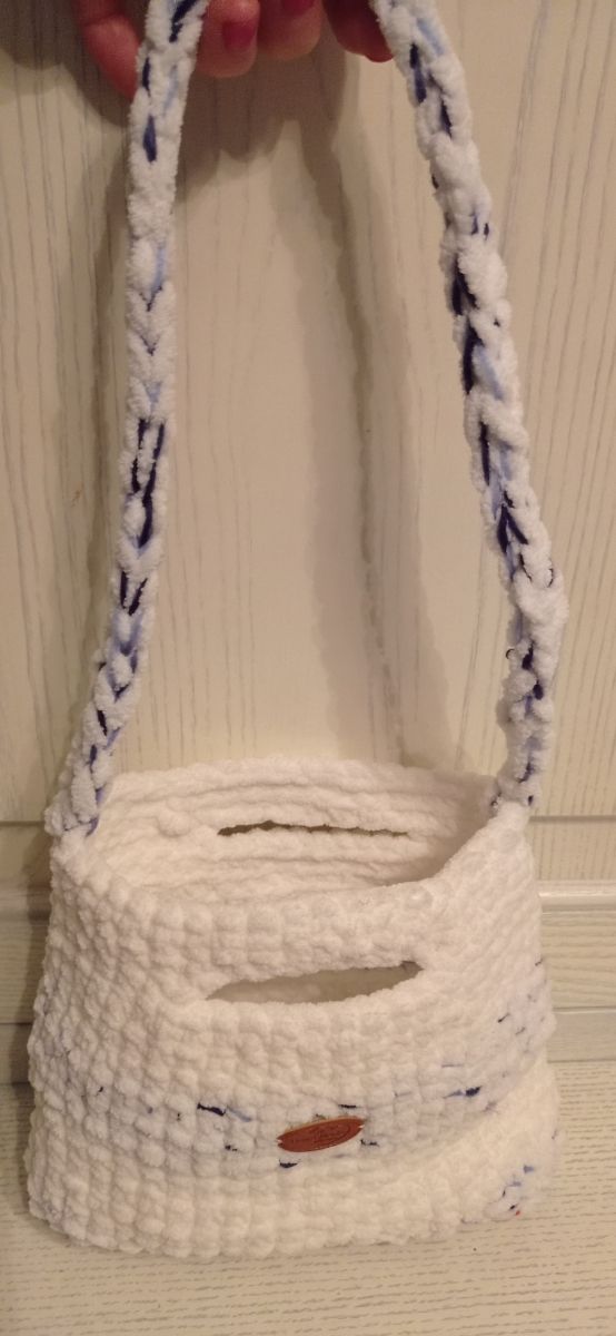 Borsa fatta all'uncinetto
