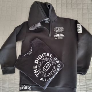 Felpa + maglietta nera original marines