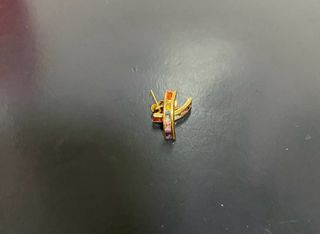 Pendientes oro 18k y circonitas multicolor