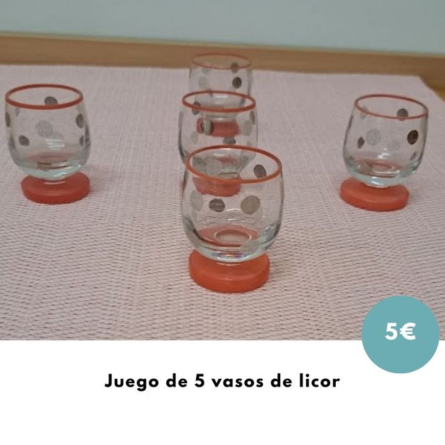 Juego de vasitos de licor