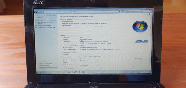 PC Asus Eee. Ordenador pequeño