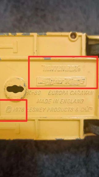 Caravana Vintage Matchbox Superkings K69 de 1978