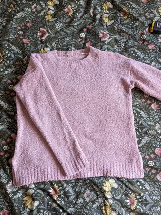 Jersey rosa mujer invierno M/L El Corte Ingles