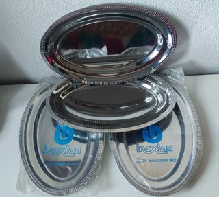 11 FUENTES VINTAGE  ACERO INOXIDABLE 18/10  Nuevas