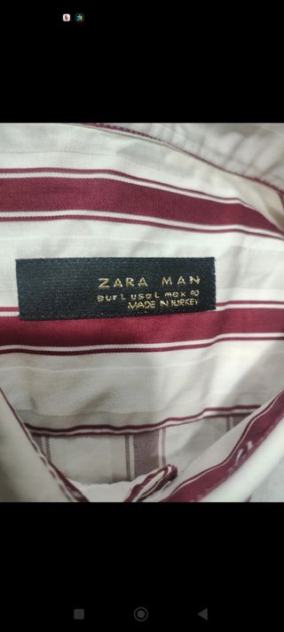 Camisa manga larga Zara Man