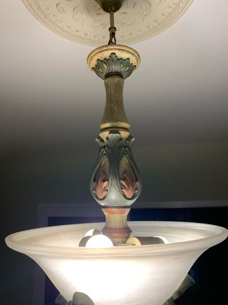 Juego de Lamparas antigua