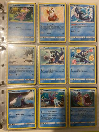 Pack de 107 cartas pokemon antiguas
