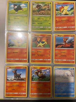 Pack de 107 cartas pokemon antiguas