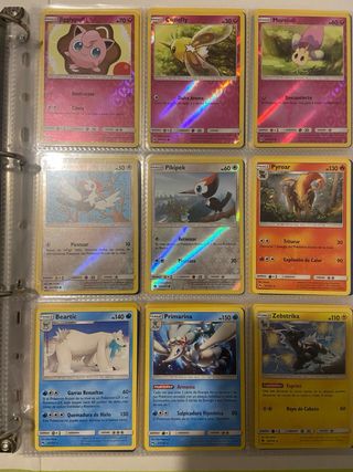 Pack de 22 cartas pokemon reverse antiguas