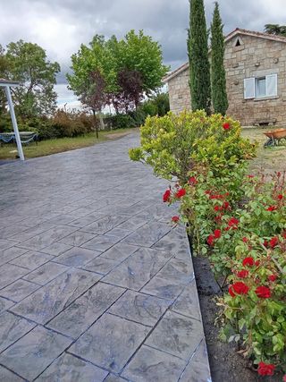 Hormigón impreso , todos tipos de muros