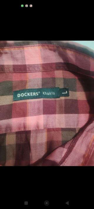 Camisa cuadros Dockers 