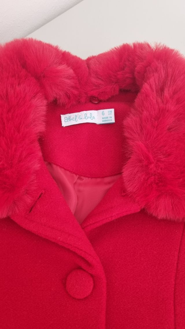 Abrigo paño marca Abel&Lula talla 6 años