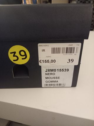 Sneakers donna Frau nere nr 39