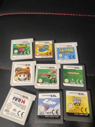 Pack de juegos de Nintendo ds y 3ds