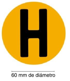 Pegatina homologad distintivo H vehículo histórico