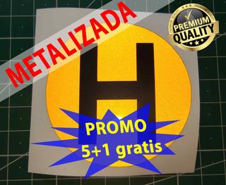 Pegatina homologad distintivo H vehículo histórico