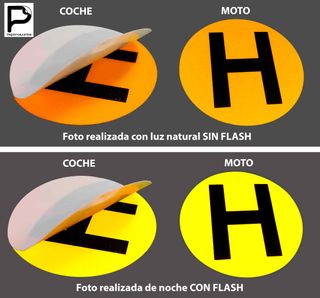 Pegatina homologad distintivo H vehículo histórico