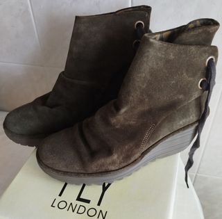 Botines de ante