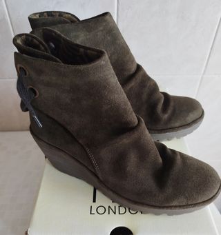 Botines de ante