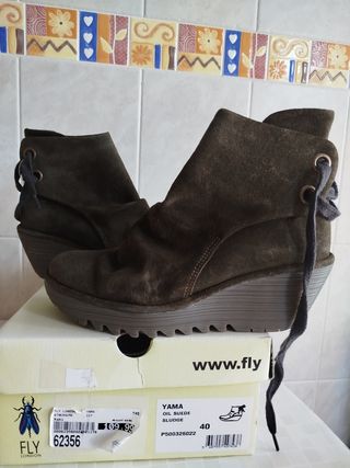 Botines de ante