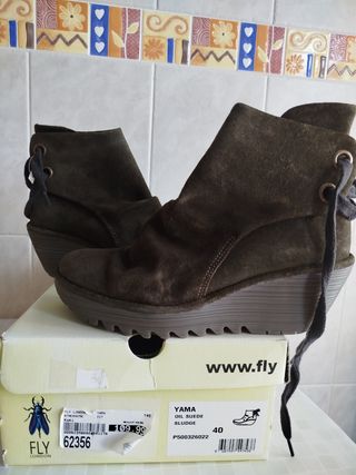 Botines de ante