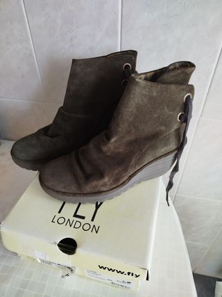 Botines de ante