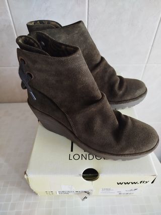 Botines de ante