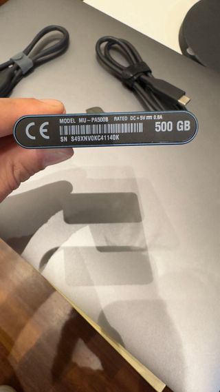 SSD Esterno portatile - Samsung T5 500 GB usb-c