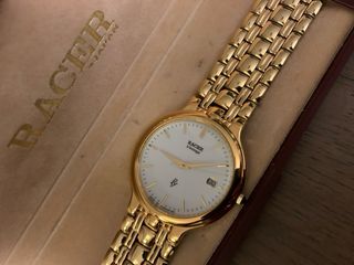 Reloj Racer Japan Vintage bañado en Oro