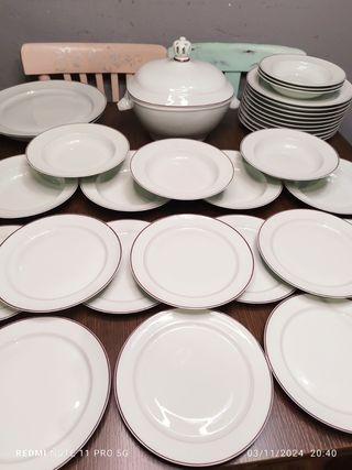 VAJILLA LIMOGES COQUET VINTAGE