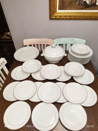 VAJILLA LIMOGES COQUET VINTAGE