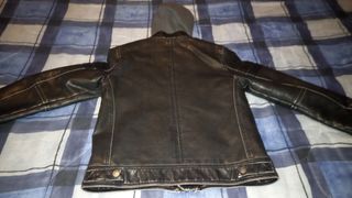 Giubbotto in ecopelle foderato x bambino